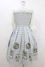 画像2: Melody BasKet / Berry galleryチュール切替ワンピース  サックス H-26-07-22-038-LO-OP-KB-ZH (2)