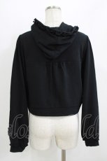 画像3: axes femme / サガラ刺繍ショートパーカー Free ブラック H-26-07-23-045-AX-TO-NS-ZH (3)