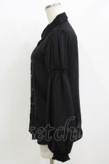 画像2: axes femme POETIQUE / ボリューム袖ブラウス M ブラック H-26-07-23-055-AX-BL-NS-ZH (2)