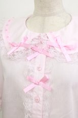 画像3: majoretty / まゆろん/ポプリンブラウス M ピンク H-26-07-23-057-LO-BL-NS-ZH (3)