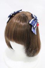 画像1: Amavel / Fruits Panierリボンクリップ  ネイビー H-26-07-23-011-CA-AC-NS-ZH (1)