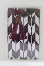 画像1: MAM MAXICIMAM / 乙女蒔絵の矢絣宴 花押手箱の真夢絵巻オーバーニーソックス  パープル H-26-07-23-067-LO-ZA-NS-ZH (1)