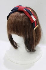画像1: Angelic Pretty / トラディショナルマリンカチューシャ  ネイビー H-26-07-23-068-AP-AC-NS-ZH (1)