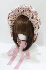 画像1: metamorphose / Wonder Carouselハーフボンネット  ピンク H-26-07-23-071-ME-AC-NS-ZH (1)