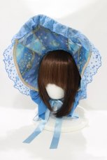 画像1: Angelic Pretty / 星座が導くオーロラの夢ボンネット  サックス H-26-07-23-072-AP-AC-NS-ZH (1)
