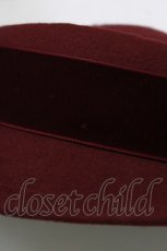 画像3: シュエット / ベルセゾンのクラシックハット  ボルドー H-26-07-23-075-LO-AC-NS-ZH (3)