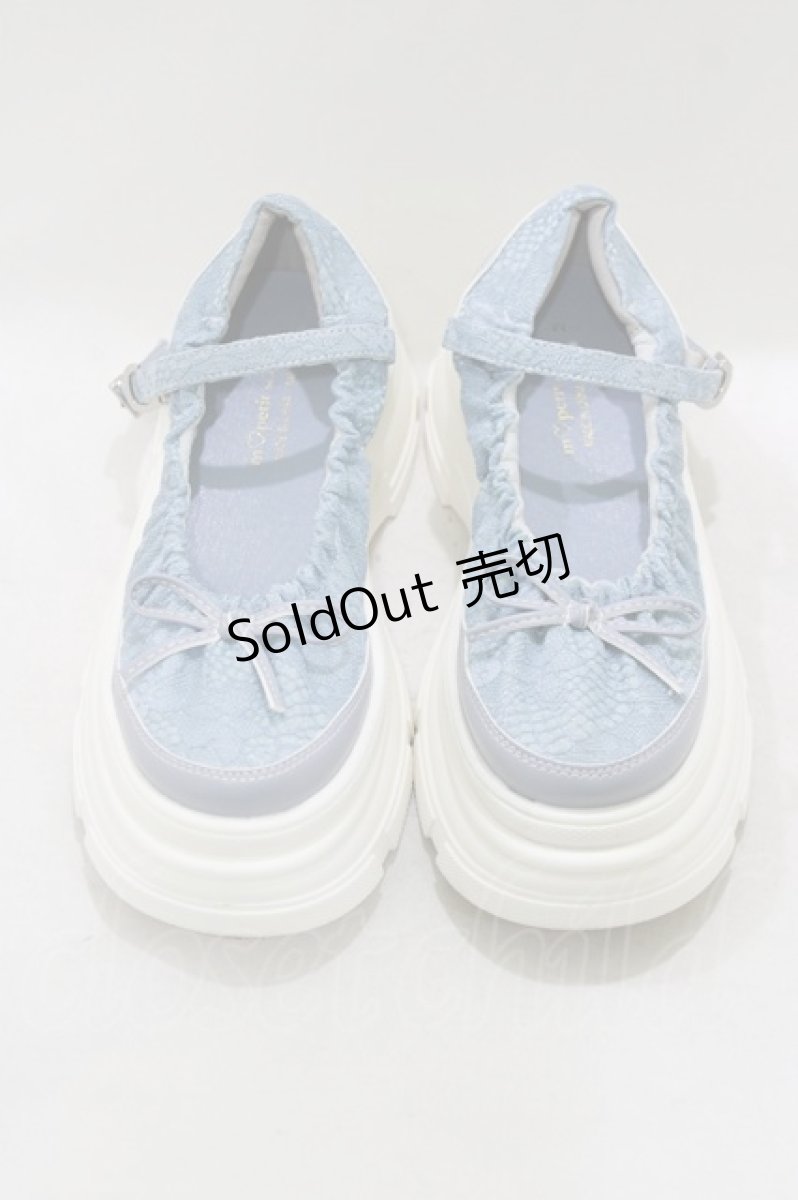 画像1: m petit by misako / TT*AMレースBバレエ M ブルー H-26-07-23-081-LO-SH-NS-ZH (1)