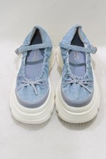 画像1: m petit by misako / TT*AMレースBバレエ M ブルー H-26-07-23-081-LO-SH-NS-ZH (1)
