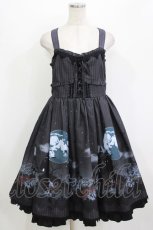 画像1: axes femme kawaii / トリックナイトワンピース M ブラック H-26-07-23-014-AX-OP-NS-ZH (1)