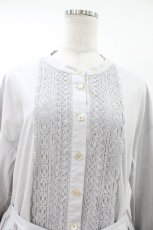 画像4: Jane Marple / Winter laceピューリタンドレス  シルバーグレイ H-26-07-24-025-JM-OP-KB-ZH (4)