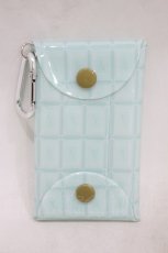 画像2: Q-pot. / チョコレートクリアポーチ  ミント H-26-07-24-004-QP-ZA-AK-ZH (2)