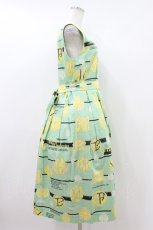 画像3: Jane Marple / Jolies broderies square dress  citron green H-26-07-24-027-JM-OP-KB-ZH (3)