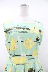 画像4: Jane Marple / Jolies broderies square dress  citron green H-26-07-24-027-JM-OP-KB-ZH (4)