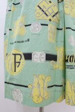 画像5: Jane Marple / Jolies broderies square dress  citron green H-26-07-24-027-JM-OP-KB-ZH (5)