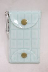 画像2: Q-pot. / チョコレートクリアポーチ  ミント H-26-07-24-005-QP-ZA-AK-ZH (2)