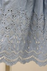 画像4: Jane Marple Dans Le Salon / Typewriter lace tiered dress M ブルー H-26-07-24-031-JM-OP-KB-ZH (4)