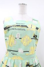 画像4: Jane Marple / Jolies broderies square dress  citron green H-26-07-24-032-JM-OP-KB-ZH (4)