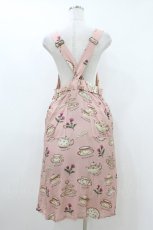 画像2: Jane Marple / Tea for twoサロペットスカート  ピンク H-26-07-24-034-JM-OP-KB-ZH (2)