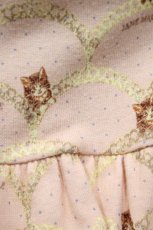 画像5: Jane Marple / gabrielleソフト裏毛のワンピース M ピンク H-26-07-24-042-JM-OP-KB-ZH (5)