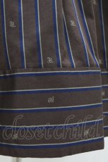 画像3: Jane Marple / Regimental stripe skirt  ブラウン H-26-07-24-044-JM-SK-KB-ZH (3)