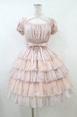 画像1: Pina sweetcollection / シフォンフリルワンピース Free ピンク H-26-07-24-1031-LO-OP-NS-ZH (1)