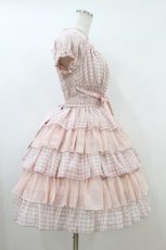 画像3: Pina sweetcollection / シフォンフリルワンピース Free ピンク H-26-07-24-1031-LO-OP-NS-ZH (3)