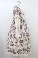 画像3: Innocent World / 薔薇と苺のドールワンピース M ミルクティ×生成 H-26-07-24-1032-IW-OP-NS-ZH (3)