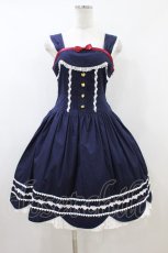 画像1: ALICE and the PIRATES / トランプクイーンジャンパースカート Free ネイビー H-26-07-24-1038-PA-OP-NS-ZH (1)
