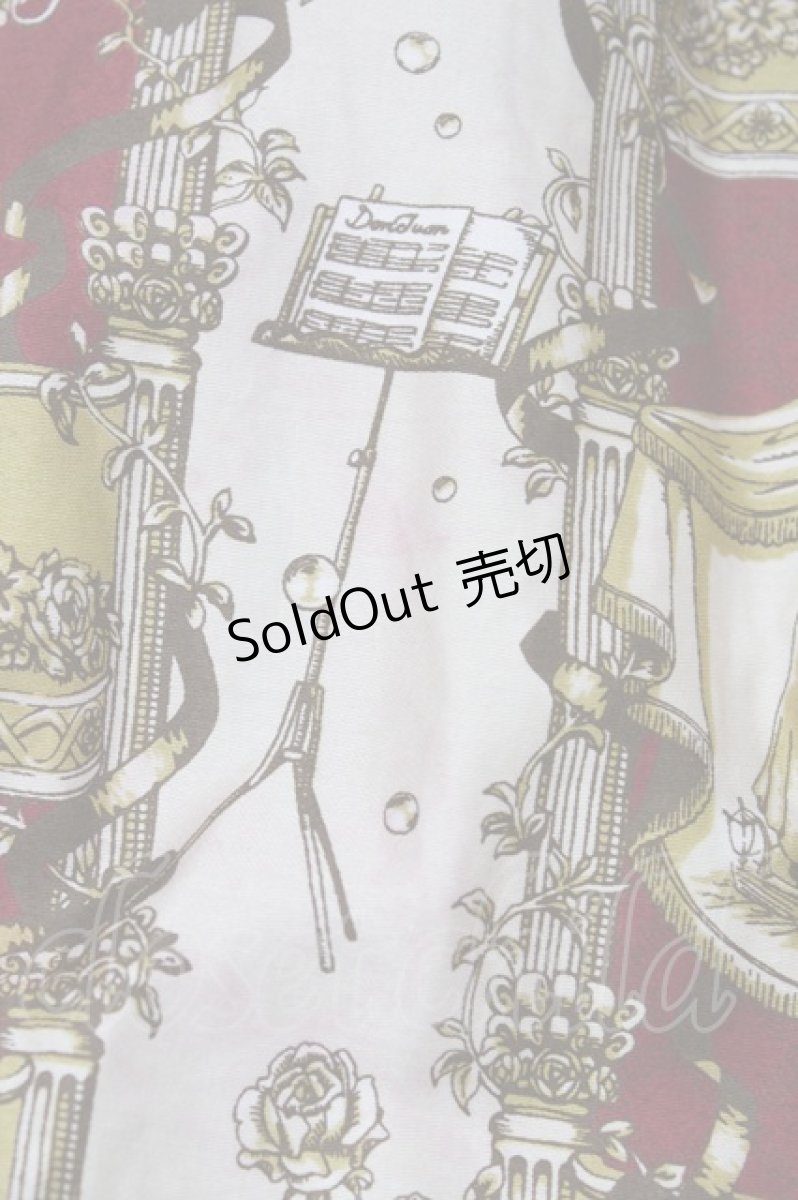 画像5: ALICE and the PIRATES / Masquerade Theater柄スカート Free エンジ H-26-07-24-1047-PA-SK-NS-ZH (5)