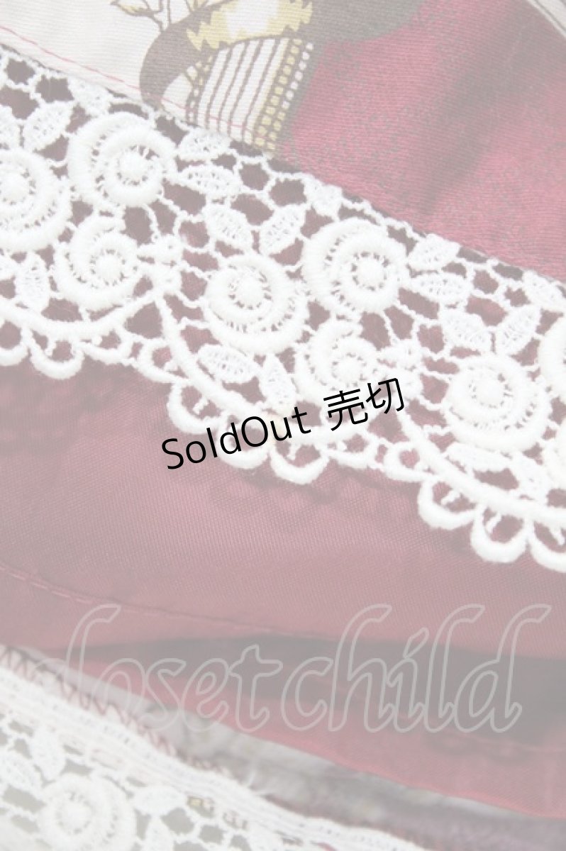 画像6: ALICE and the PIRATES / Masquerade Theater柄スカート Free エンジ H-26-07-24-1047-PA-SK-NS-ZH (6)