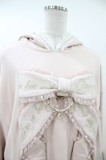 画像5: LIZ LISA / メッセージリボンパーカーワンピース Free ピンク H-26-07-24-1048-LO-OP-NS-ZH (5)