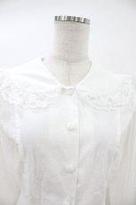 画像3: metamorphose / レース付きブラウス Free オフ H-26-07-24-1050-ME-BL-NS-ZH (3)