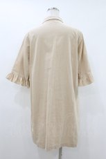 画像2: MILK / Girlsシャツワンピース  ベージュ H-26-07-24-053-ML-OP-AK-ZH (2)