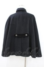 画像2: PUTUMAYO / 王冠紋章刺繍ケープ  黒 H-26-07-24-054-PT-JA-AK-ZH (2)