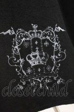 画像3: PUTUMAYO / 王冠紋章刺繍ケープ  黒 H-26-07-24-054-PT-JA-AK-ZH (3)