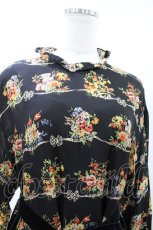 画像4: Jane Marple / Jubilee flowersミニドレス  ブラック H-26-07-24-009-JM-OP-KB-ZH (4)
