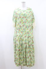 画像1: Jane Marple Dans Le Salon / Granny’s ribbon マリンカラードレス  シトロングリーン H-26-07-24-013-JM-OP-KB-ZH (1)