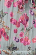 画像5: Jane Marple Dans Le Salon / Winter cherries drawstring dress  グリーン H-26-07-24-014-JM-OP-KB-ZH (5)