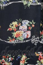 画像5: Jane Marple / Jubilee flowersサテンカラードレス  ブラック H-26-07-24-016-JM-OP-KB-ZH (5)