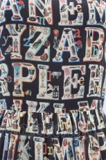 画像5: Jane Marple / Alphabet chromos nursery dress M チャコールグレー H-26-07-24-017-JM-OP-AK-ZH (5)