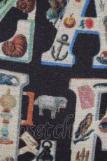 画像6: Jane Marple / Alphabet chromos nursery dress M チャコールグレー H-26-07-24-017-JM-OP-AK-ZH (6)