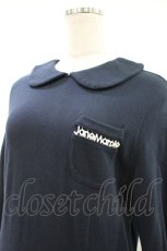 画像4: Jane Marple / ロゴレースポケットドレス  ネイビー H-26-07-24-018-JM-OP-KB-ZH (4)