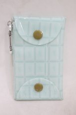 画像2: Q-pot. / チョコレートクリアポーチ  ミント H-26-07-24-002-QP-ZA-AK-ZH (2)