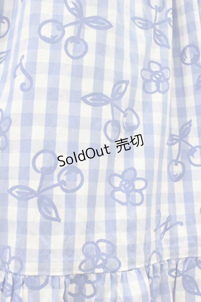 画像5: Jane Marple / Picnic cloth joyfulドレス M ブルー H-26-07-24-021-JM-OP-KB-ZH (5)
