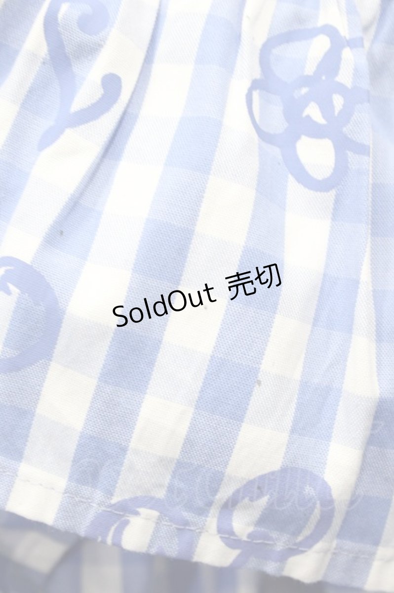 画像6: Jane Marple / Picnic cloth joyfulドレス M ブルー H-26-07-24-021-JM-OP-KB-ZH (6)