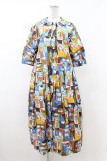 画像1: Jane Marple Dans Le Salon / Carnaby Castミュージアムドレス  マルチカラー H-26-07-24-023-JM-OP-KB-ZH (1)