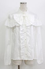 画像1: Emily Temple cute / オーバーフリルブラウス M 白 H-26-07-25-029-ET-BL-NS-ZH (1)