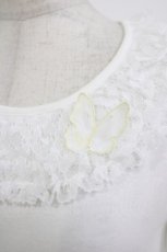 画像3: Emily Temple cute / レースフリルカットソー M 白 H-26-07-25-032-ET-TO-NS-ZH (3)