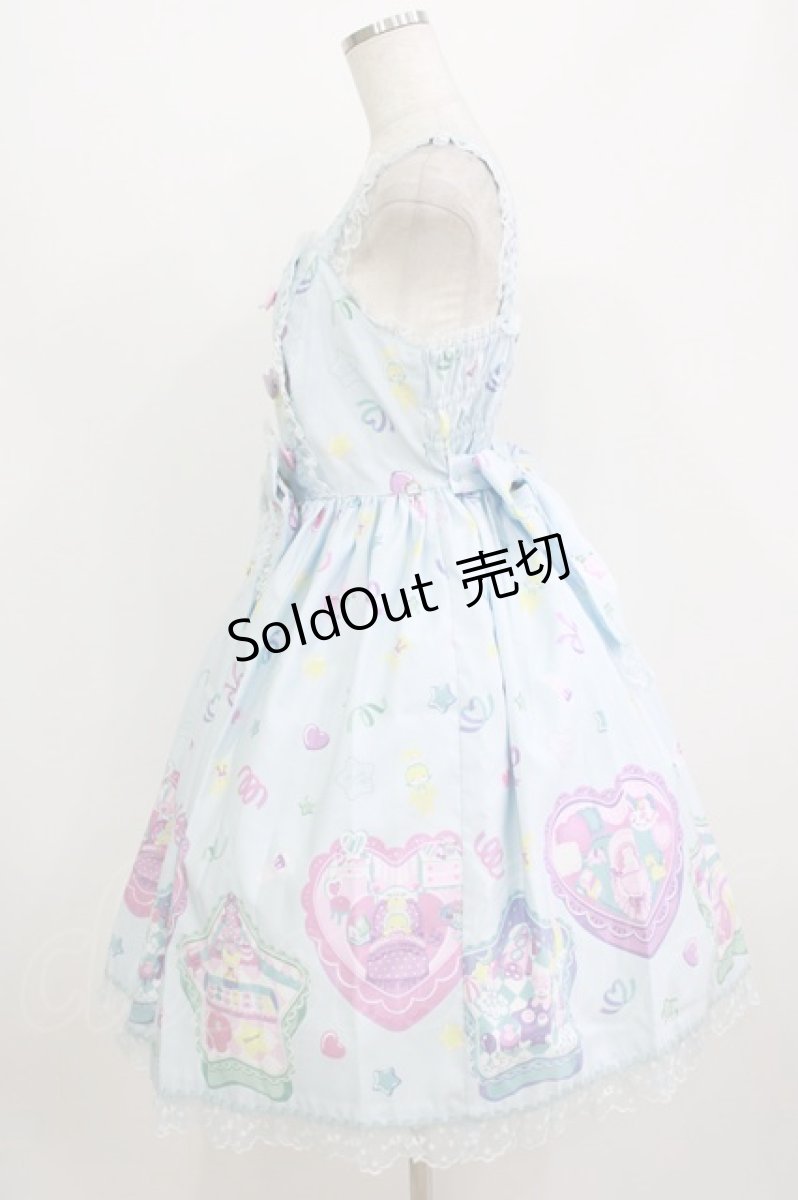 画像2: Angelic Pretty / Compact Toysジャンパースカート Free サックス H-26-07-25-1003-AP-OP-NS-ZH (2)