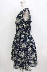 画像2: axes femme / 花柄ワンピース M ネイビー H-26-07-25-1026-AX-BL-NS-ZH (2)
